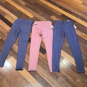 NWT 3 Pairs of Victoria’s Secret High Rise Size 4 Leggings